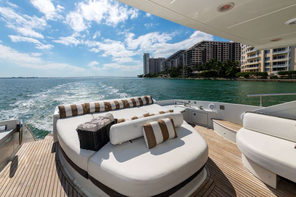 Samba Soul on Biscayne Bay with the Miami skyline